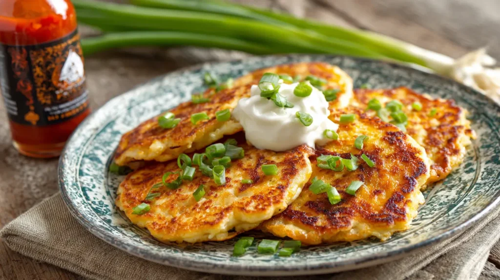 Spicy Cheese Pancakes