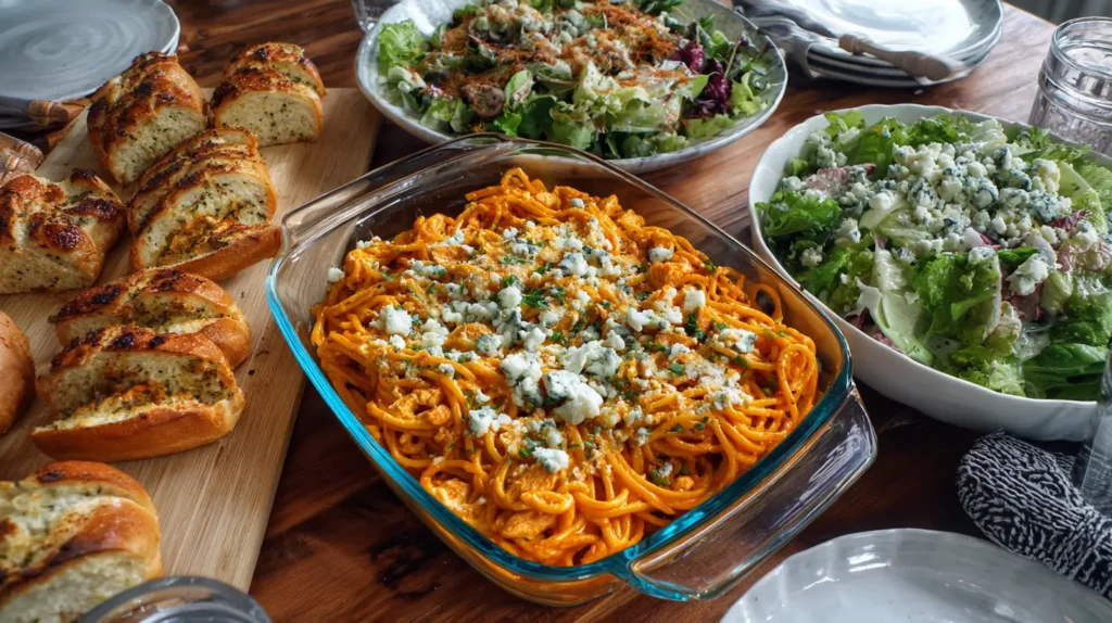 Buffalo Chicken Spaghetti