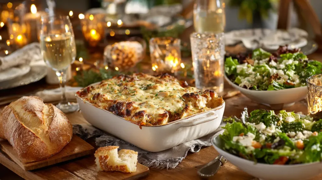 How to Serve Rotisserie Chicken Casserole with Sides Rotisserie Chicken Casserole