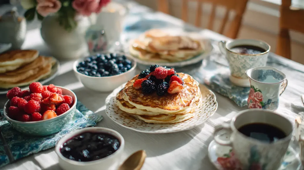 Pancakes With Maple Syrup