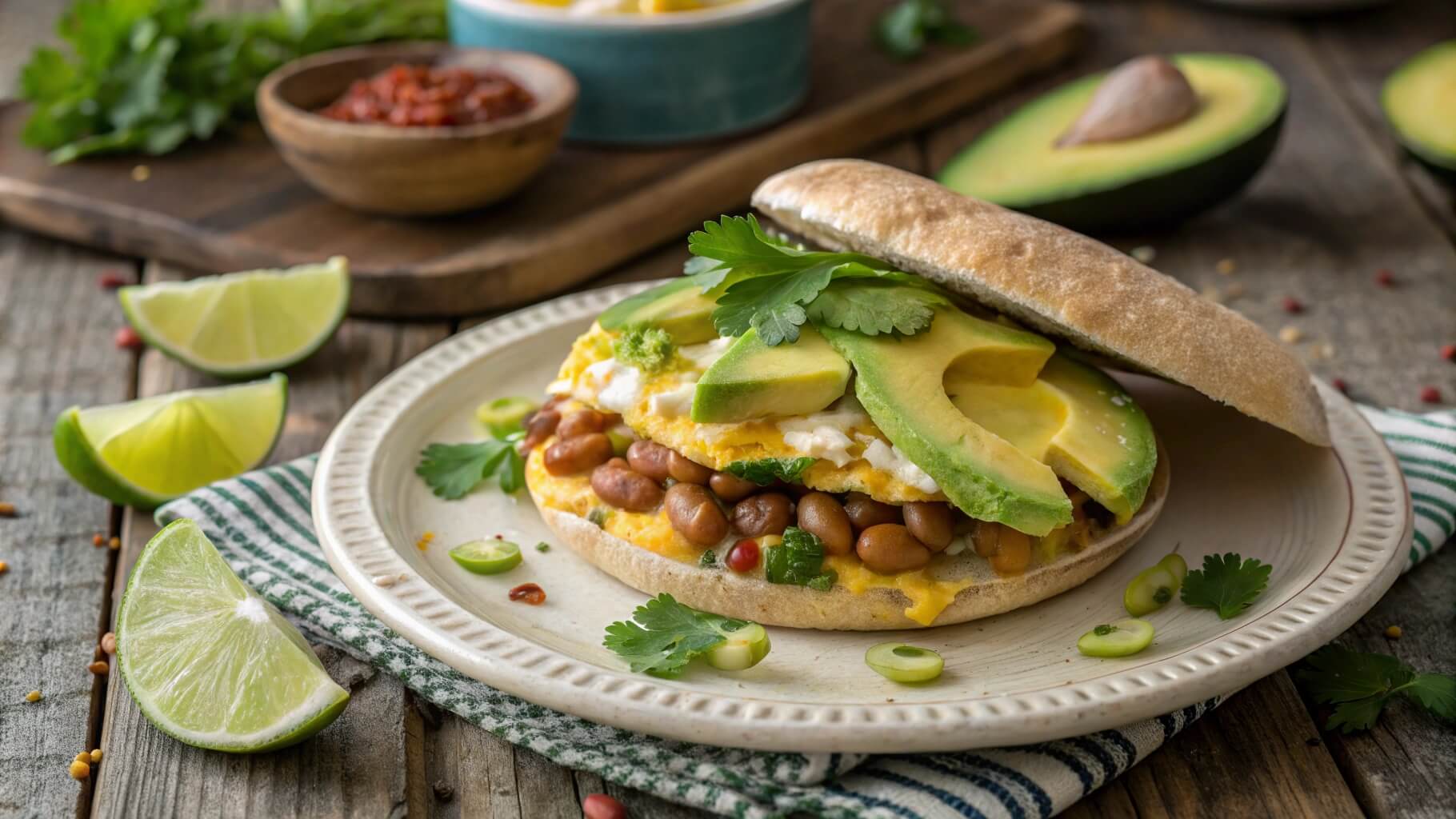 Delicious Breakfast Tortas