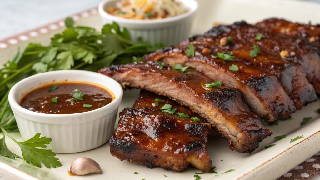 Perfectly Cooked Garlic Ribs