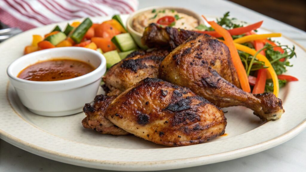 Crispy chicken thighs better than KFC.