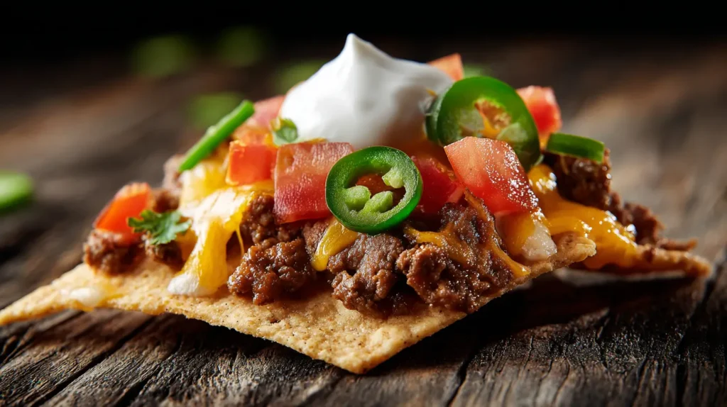 BEEF NACHOS