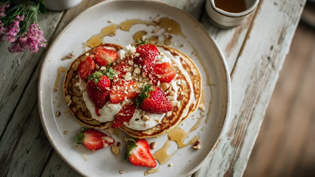 Fluffy Protein Pancakes