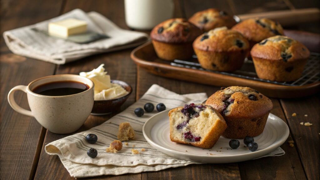 How to Serve Heavenly Blueberry Muffins