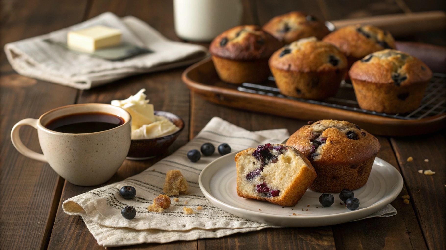 How to Serve Heavenly Blueberry Muffins