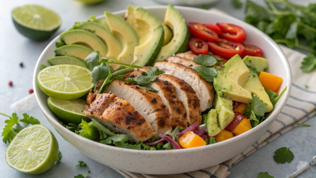 Grilled Chicken & Avocado Salad Bowl: The Ultimate Fresh Delight