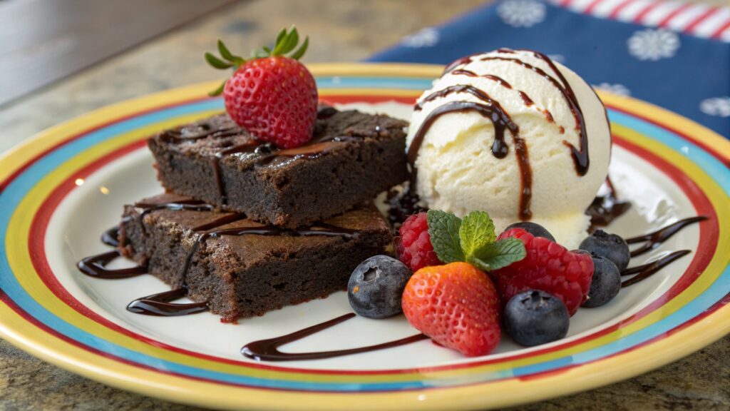 How to Serve Lunch Lady Brownies