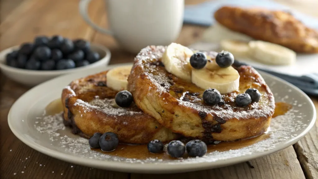 Cinnamon Raisin Bagel French Toast