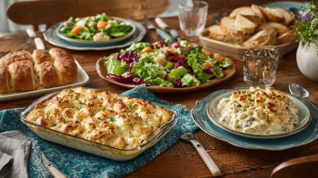 Chicken Cobbler Casserole