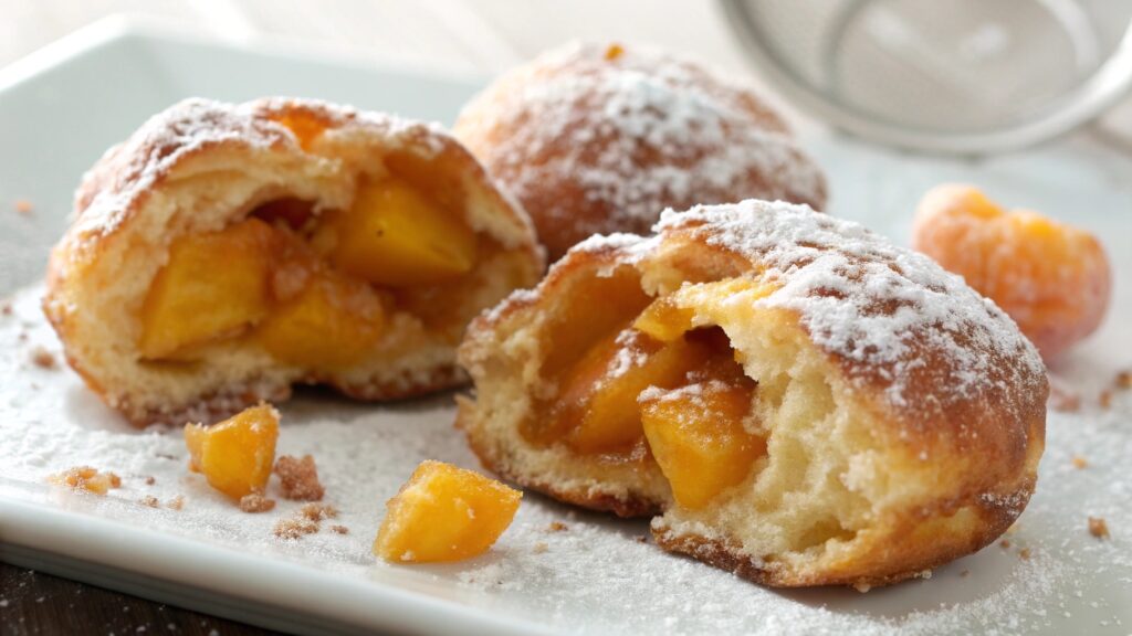 Delicious Fresh Peach Fritters