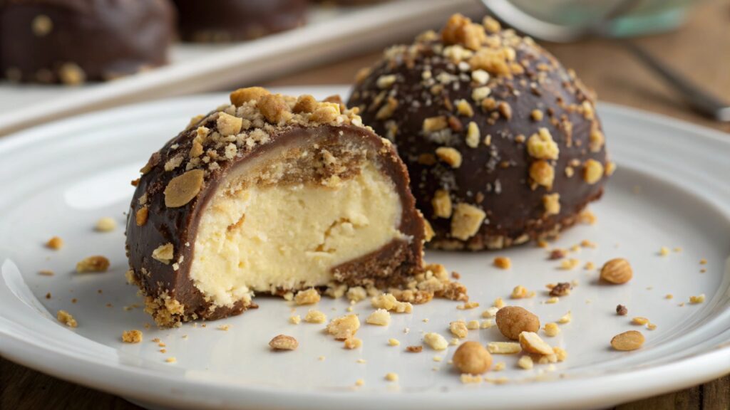 no bake peanut butter cheesecake balls