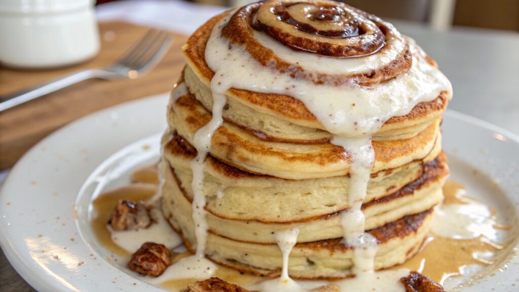 Cinnamon Roll Pancakes