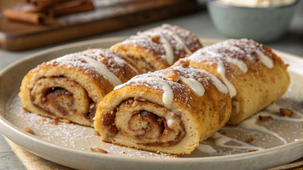 Cinnamon Roll French Toast Roll-Ups