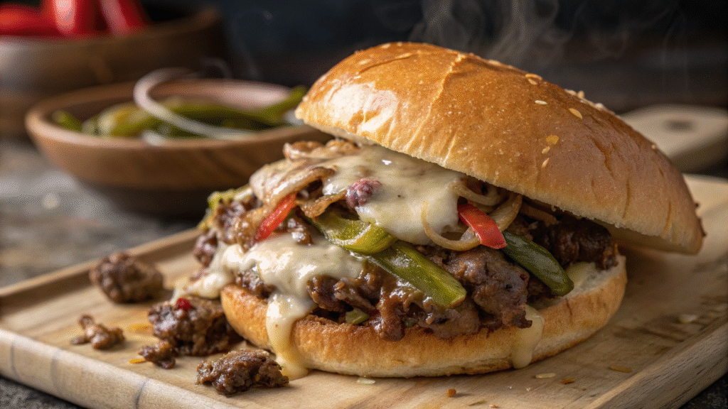 Philly Cheesesteak Sloppy Joes