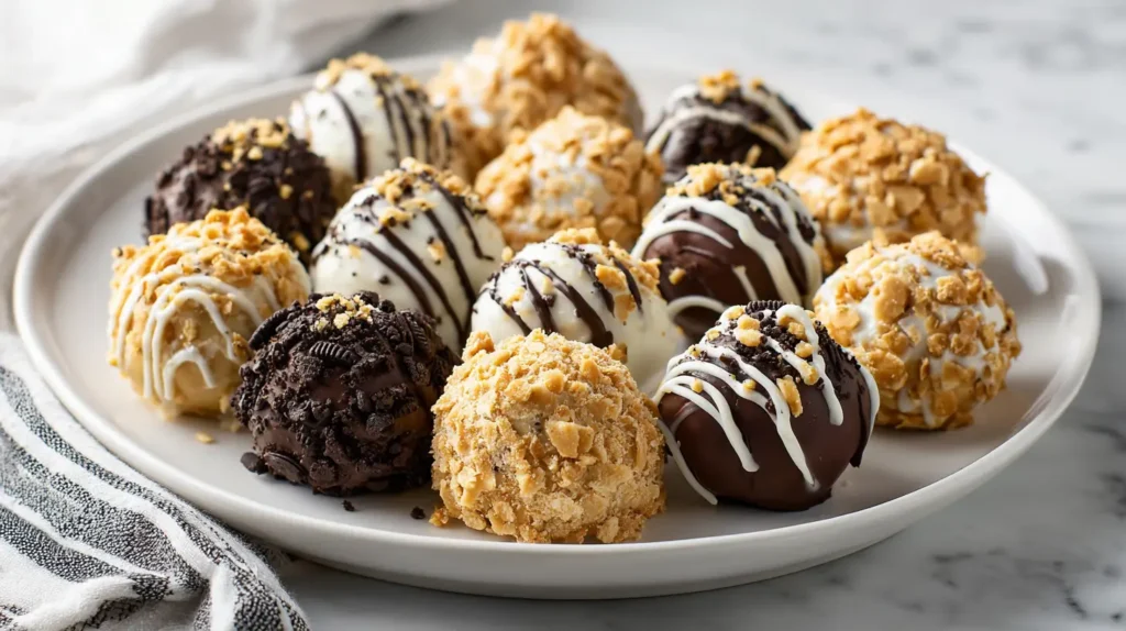 No Bake Peanut Butter Cheesecake Balls