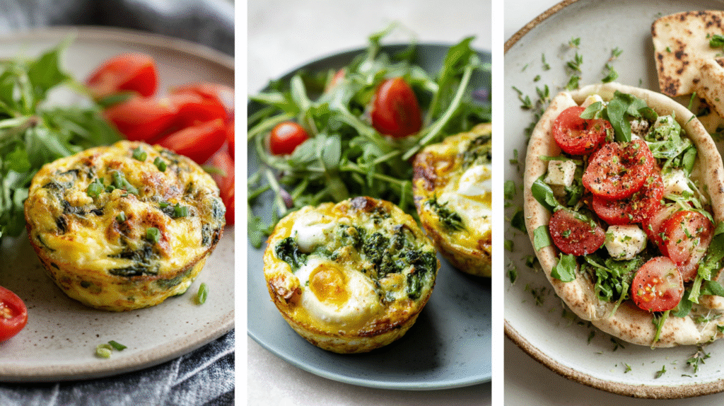 Mounjaro Breakfast Egg Muffins with Spinach And Cheese