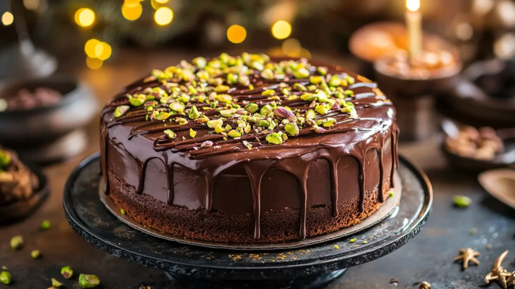 Dubai chocolate cake
