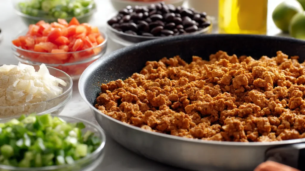 Turkey Taco Salad Bowls