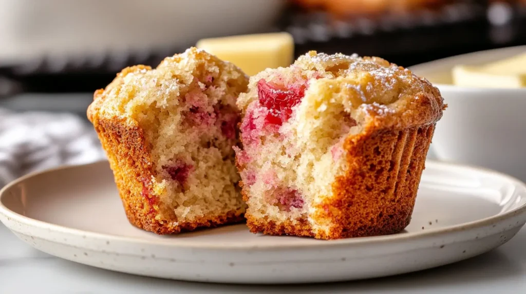 Rhubarb Muffins