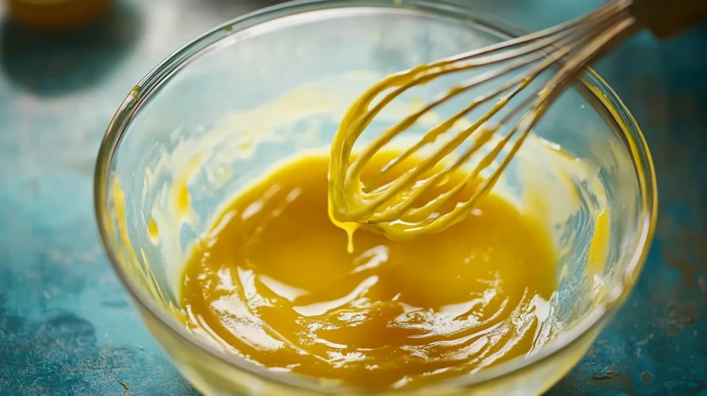 Ingredients for avocado oil mayonnaise