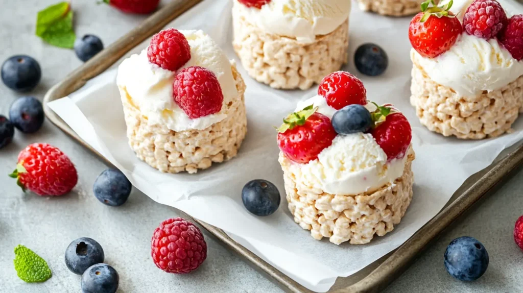rice krispie ice cream sandwich