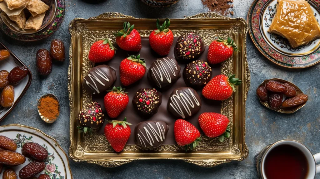 dubai chocolate strawberry