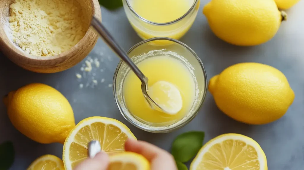 Lemon Ginger Turmeric Powder Shot Recipe For Weight Loss