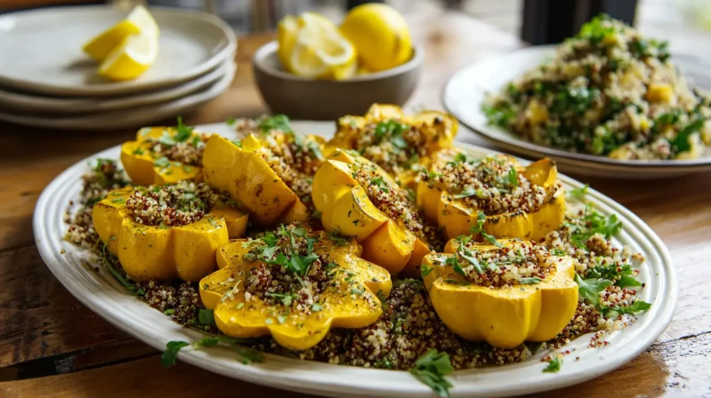 Roasted Herb-Garlic Pattypan Squash