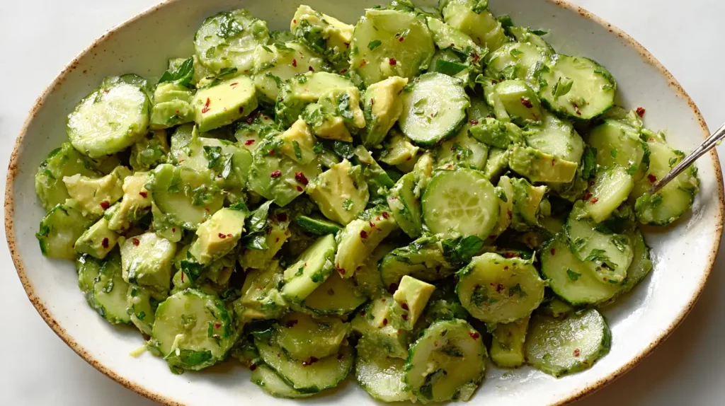 Cucumber Avocado Salad