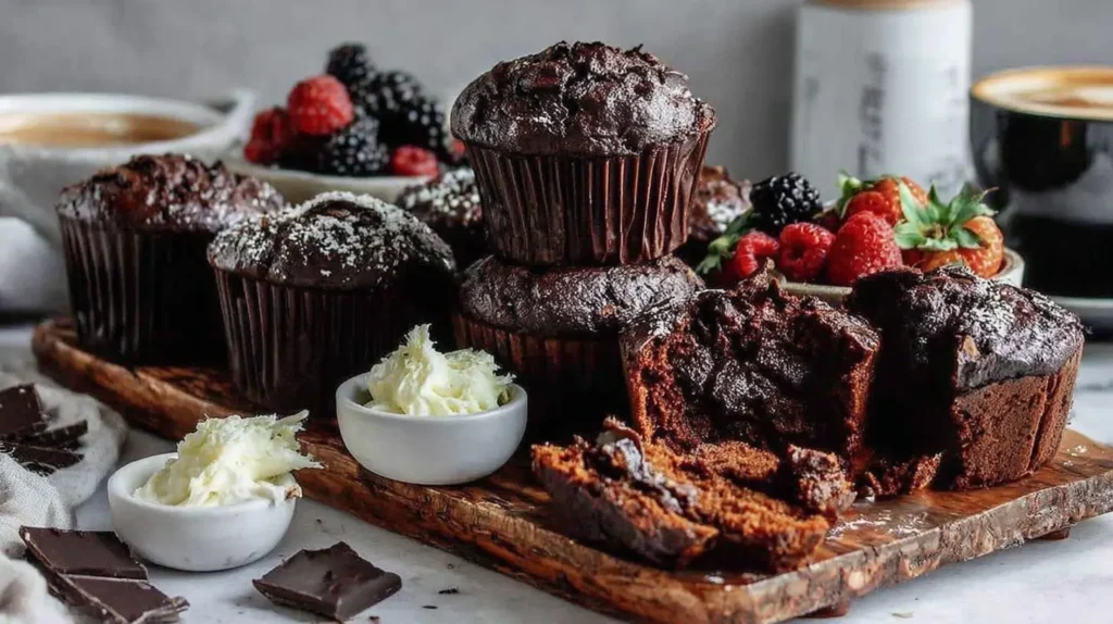 Double Chocolate Chip Muffins Recipe