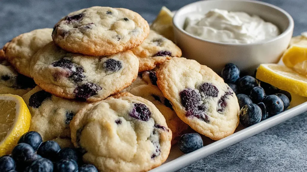 Lemon Blueberry Cookies