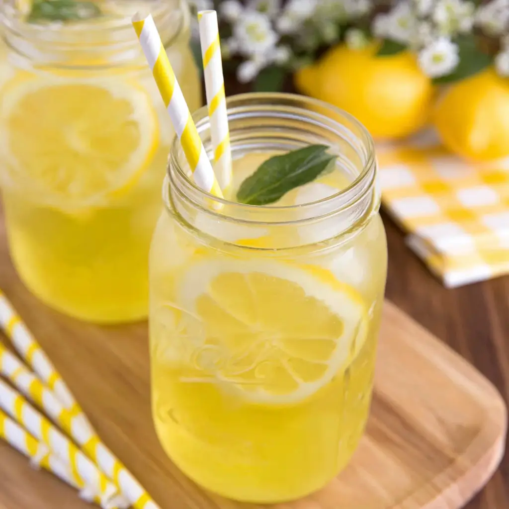 Hand-shaken State Fair Lemonade in a plastic carnival cup