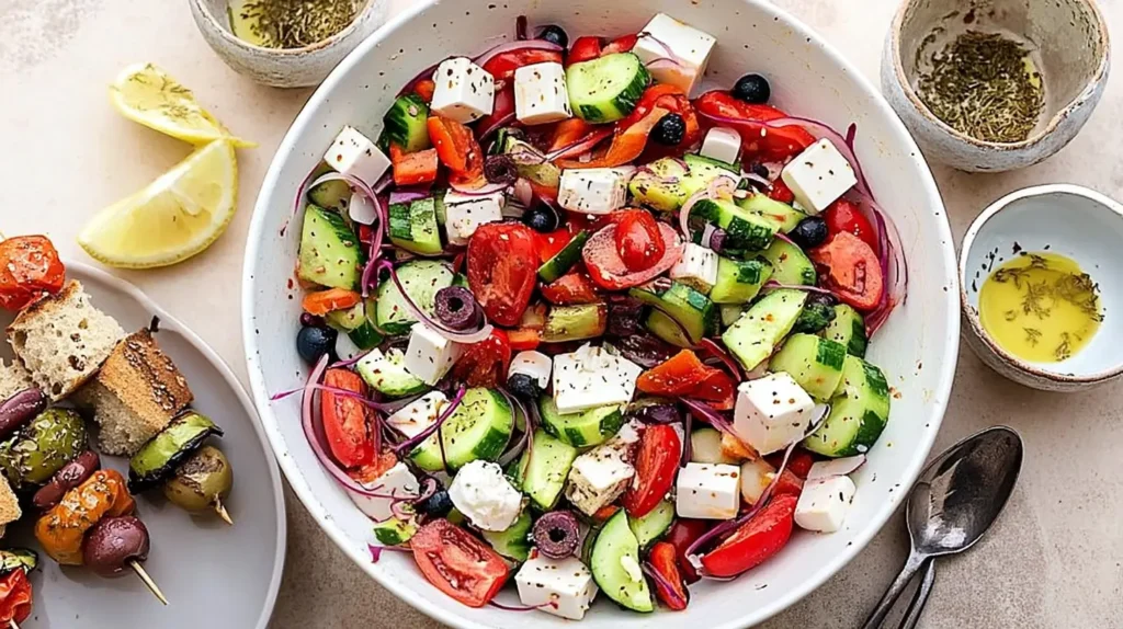 egan Greek Salad”