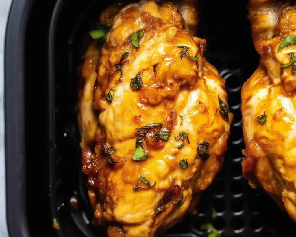 Tender and juicy Air Fryer Chicken served with spices and perfect seasoning.