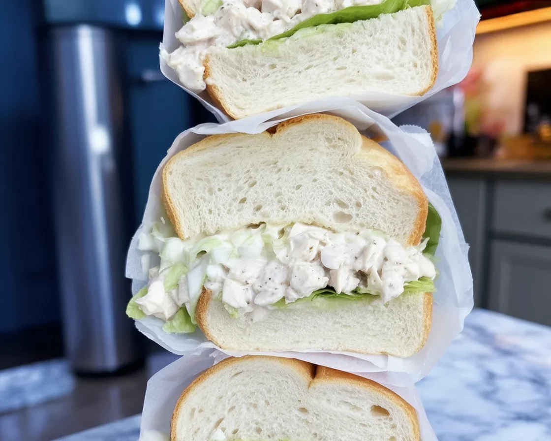 Delicious Air Fryer Chicken Salad with juicy chicken and fresh vegetables.