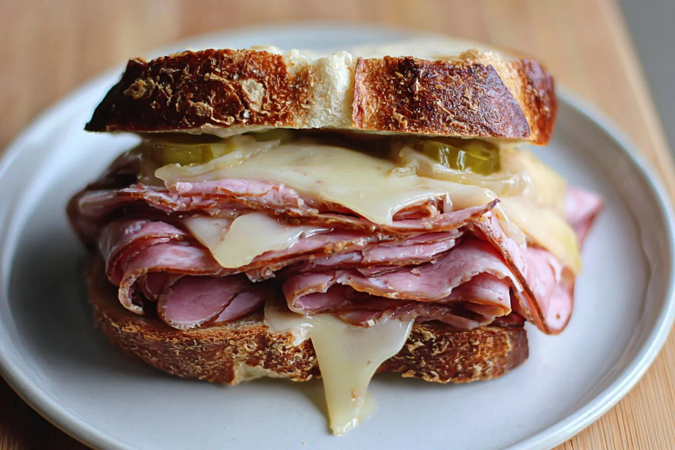 Bourdain's delicious Mortadella Sandwich with fresh ingredients and classic flavors