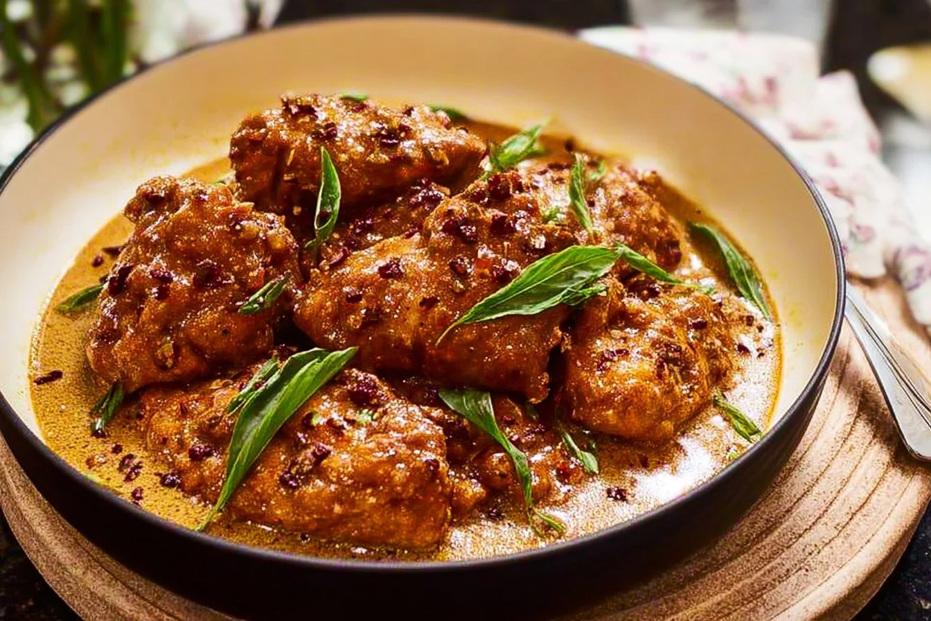 Delicious Marry Me Chicken served with herbs and creamy sauce