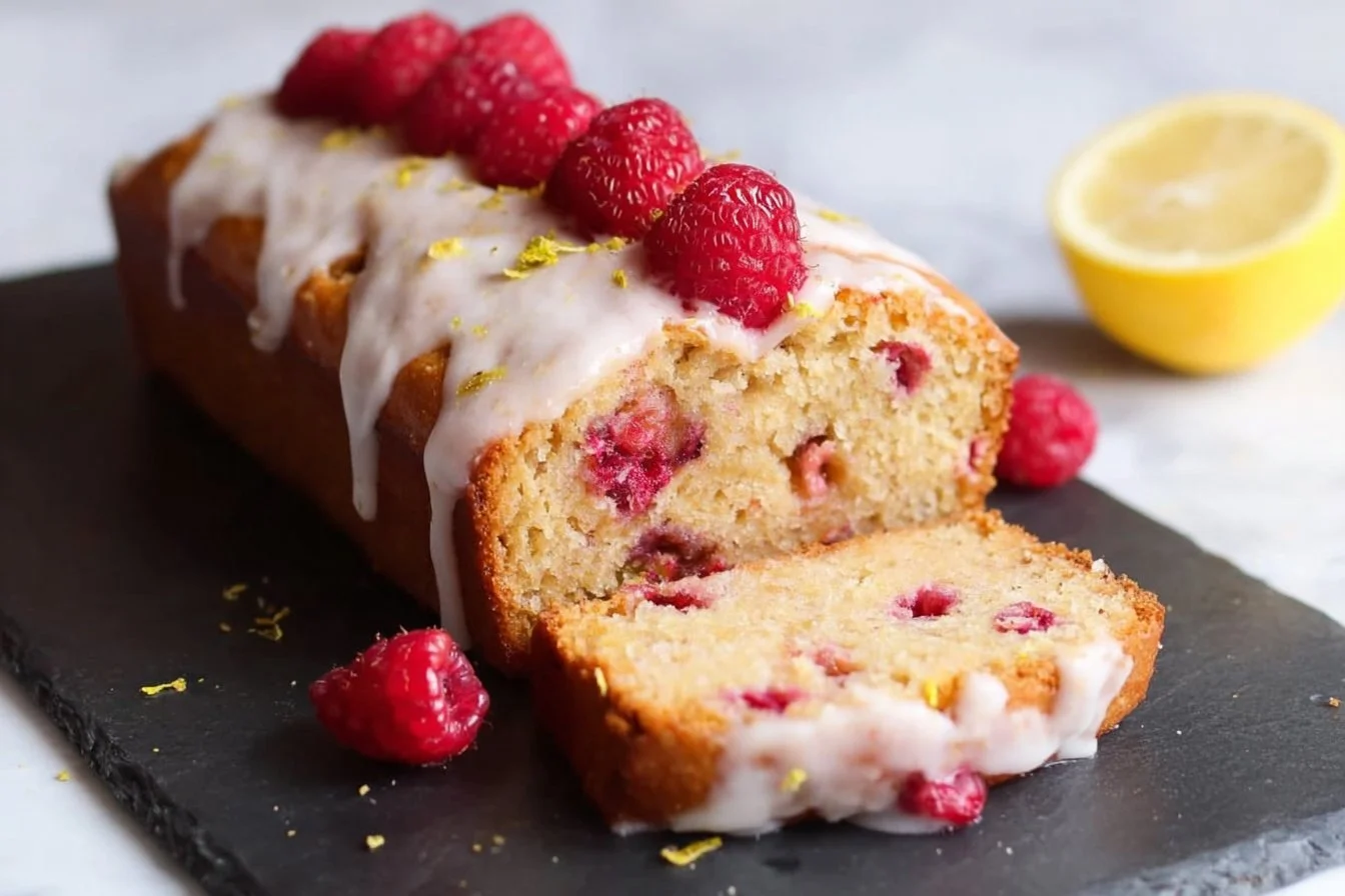 Raspberry Lemon Loaf Cake