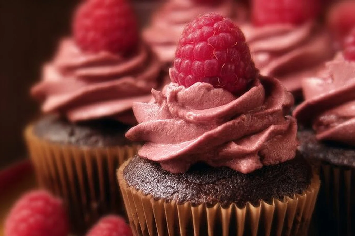 Chocolate Raspberry Cupcakes
