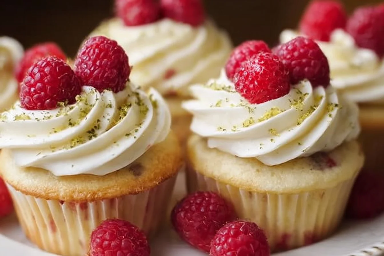 Lemon Raspberry Cupcakes