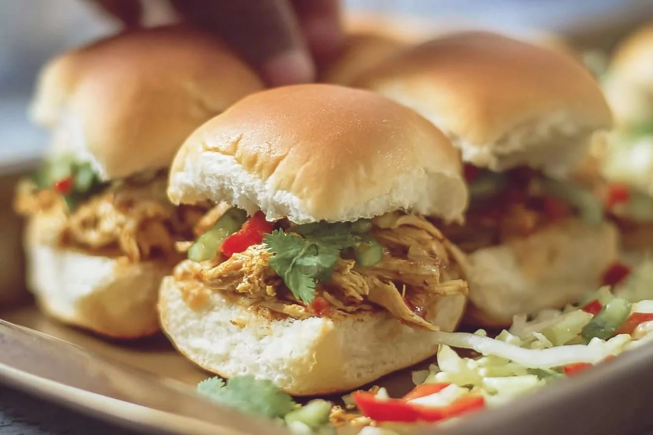 Easy Chicken Fajita Sliders