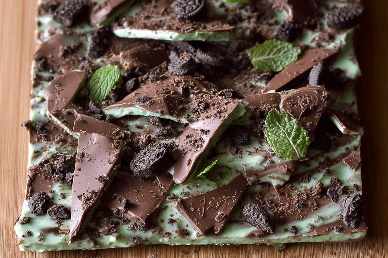 Mint Oreo Chocolate Bark
