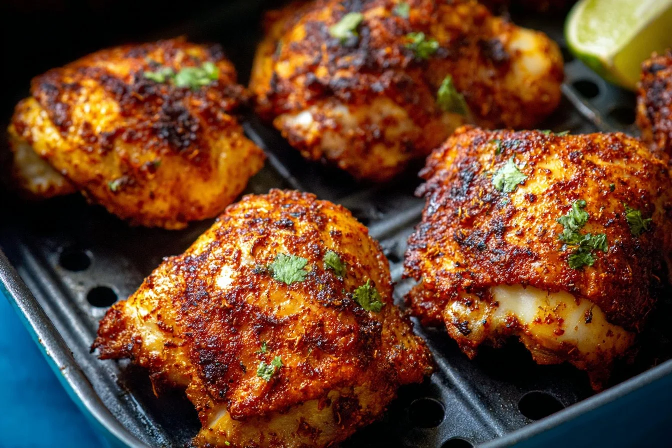 Frozen Chicken Thighs in Air Fryer