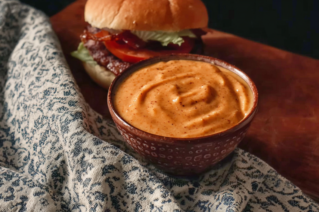 Homemade Big Mac Sauce recipe for burgers and sandwiches