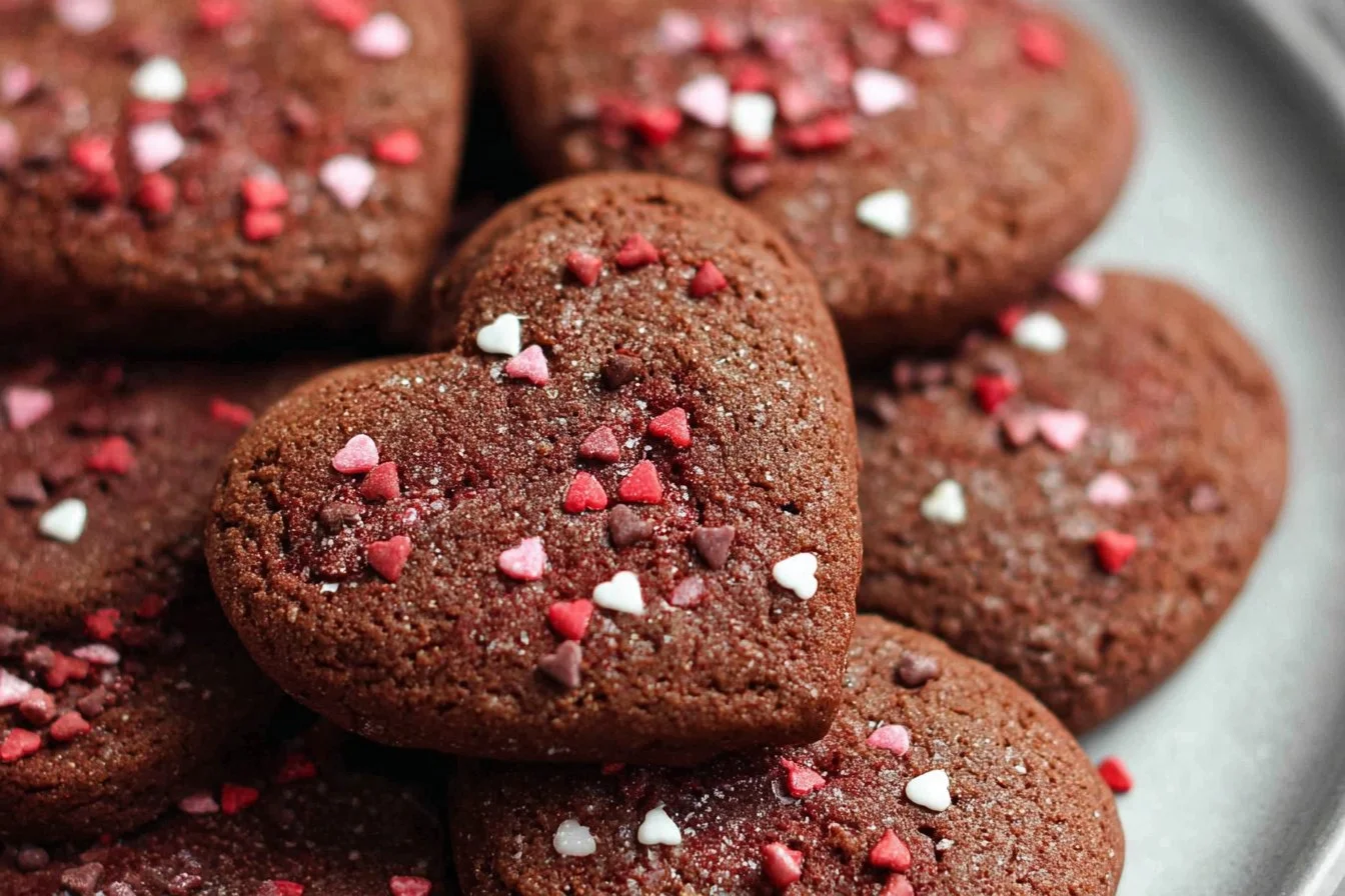 Chocolate Valentine Cookies