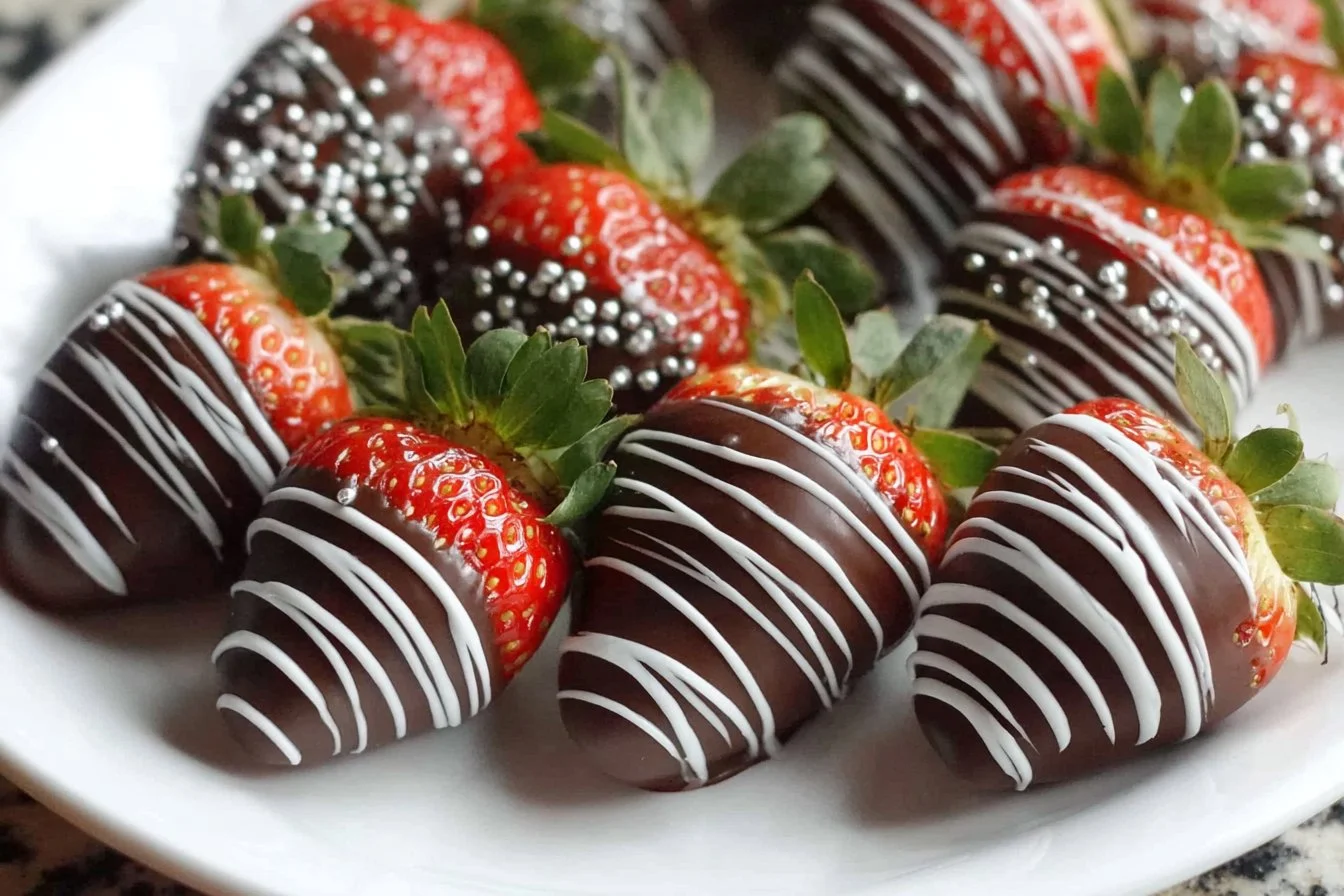 Valentine's Day Chocolate Covered Strawberries