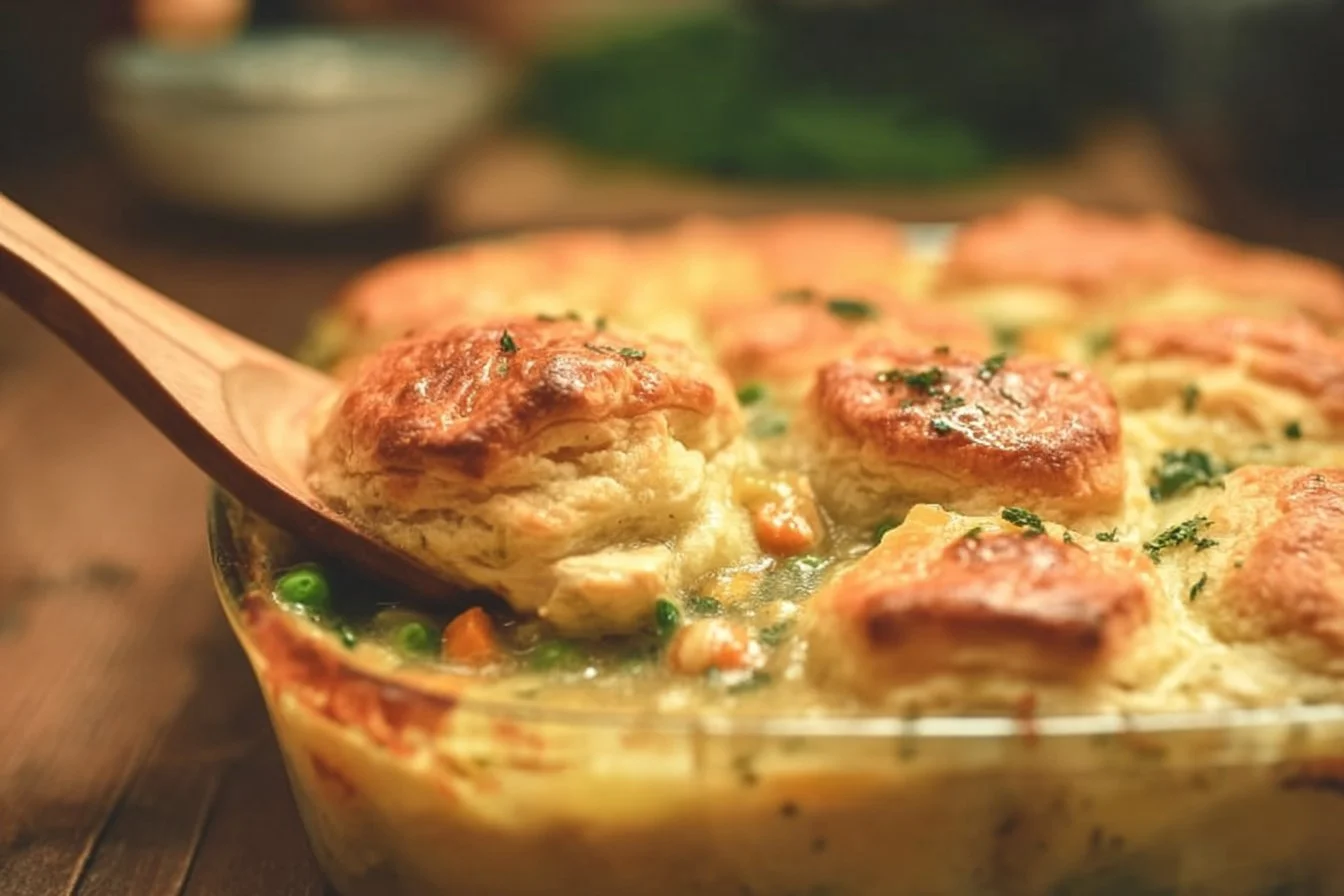 Biscuit Chicken Pot Pie