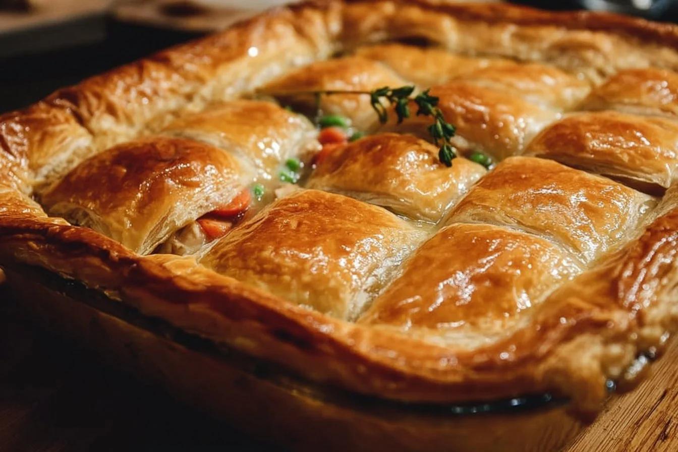 Chicken Pot Pie with Puff Pastry Recipe